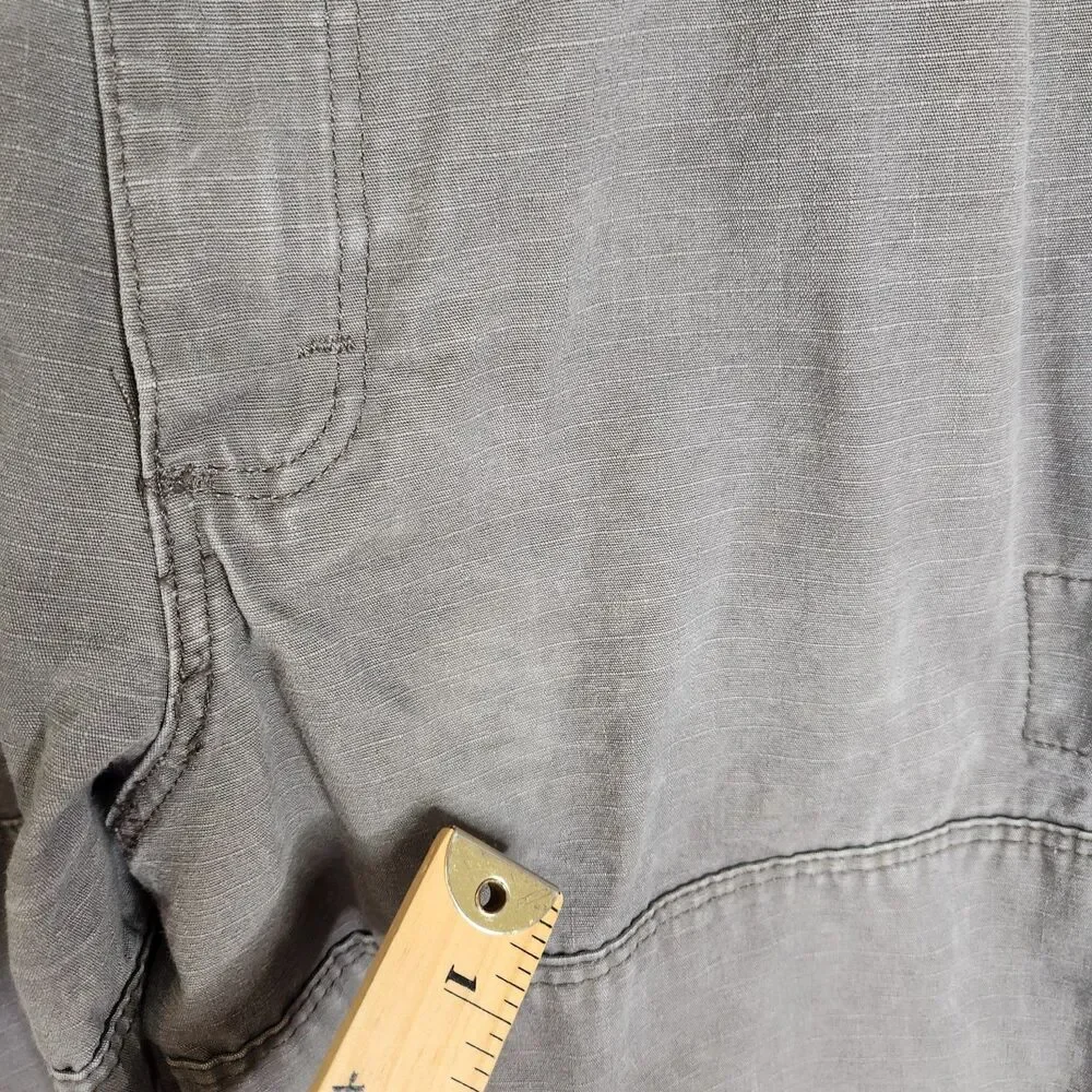 Wrangler RIGGS Mens 40x32 Gray Workwear Ripstop Ranger Cargo Carpenter Pants